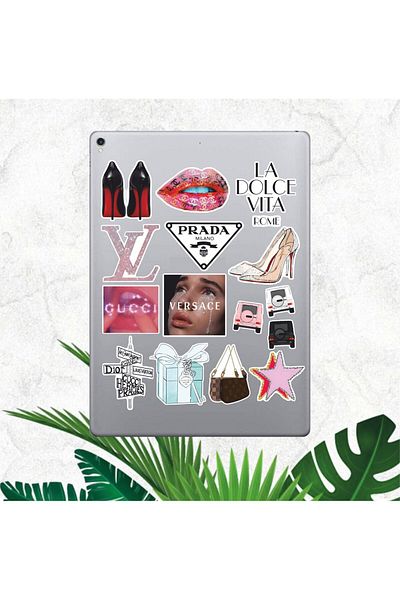 hediyenebak Luxury Sticker Set |   Laptop Agenda Pc Tablet Phone Notebook Sticker Bullet Journal