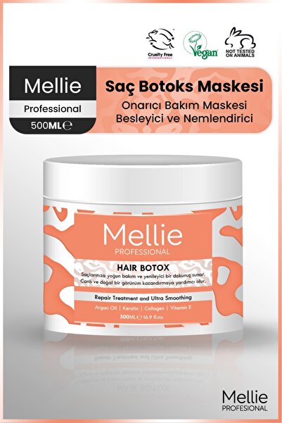 Mellie Professional Hair Botoks Saç Maskesi 500ml
