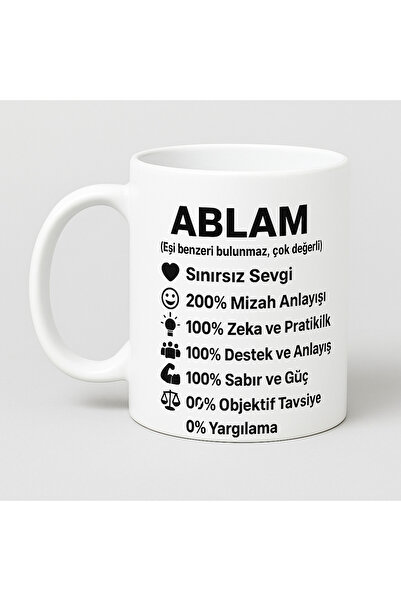 sıradışıhediyem Abla kupa bardak abla kupası ablaya hediye abla doğum günü he...