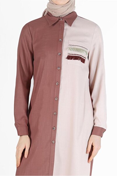 Alvina ΤΟΥΝΙΚ ΔΙΧΡΩΜΟ ΜΕ ΛΕΠΤΟΜΕΡΗ ΦΟΥΝΤΑ 42291