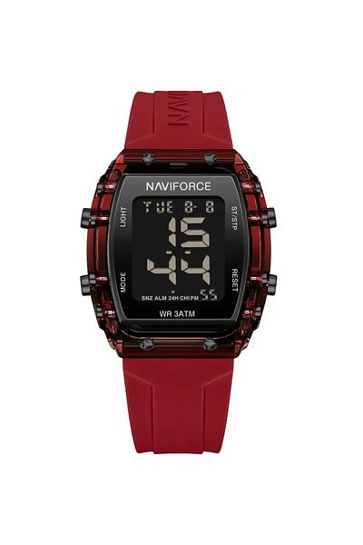 Naviforce NAVIFORCE Women's Digital LCD Watches Elegant Ladies Watch 50M Water Resistant Silicone Strap
