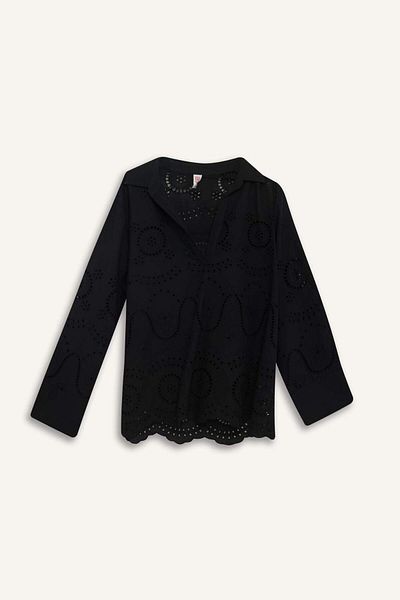 DeFacto Regular Fit Brode Beach Shirt-Fall in Love E0598Ax25Sm