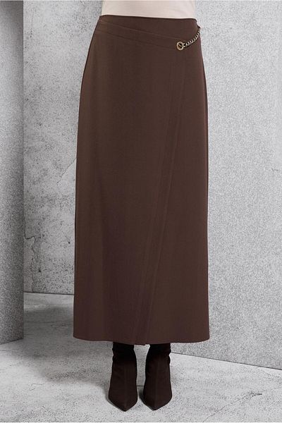 Alvina 60620 Μοντέλο Λεπτομερής Φούστα με Αλυσίδα