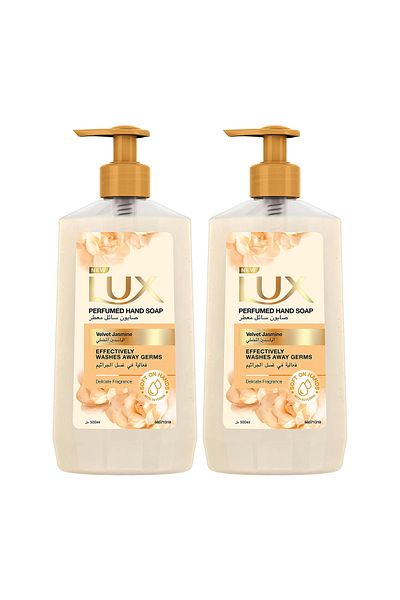 LUX Velvet Jasmine Perfumed Hand Soap 2 x 500 ml