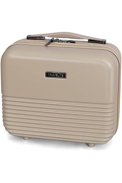 Travelite Hard-side Travel Bags With Double Spinner Wheels 26/308/3tr Bc Beige