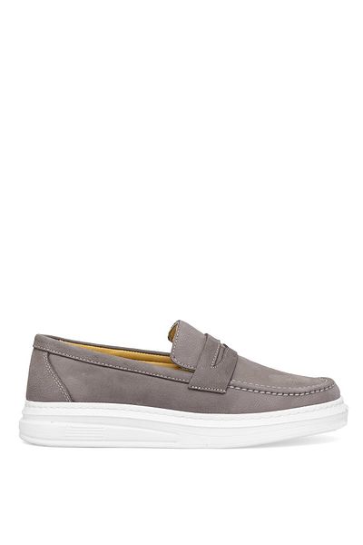Ayakkabı Fuarı Elit Slshz01N Men's Genuine Leather Casual Shoes Sand Color