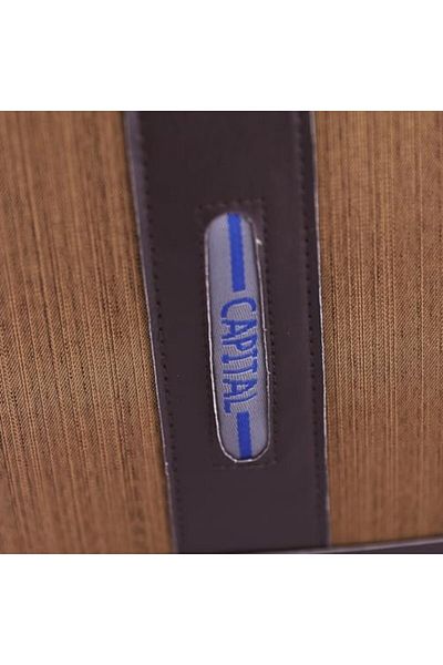 Capital Duffel Bag 16 Inch in Brown, Polyester