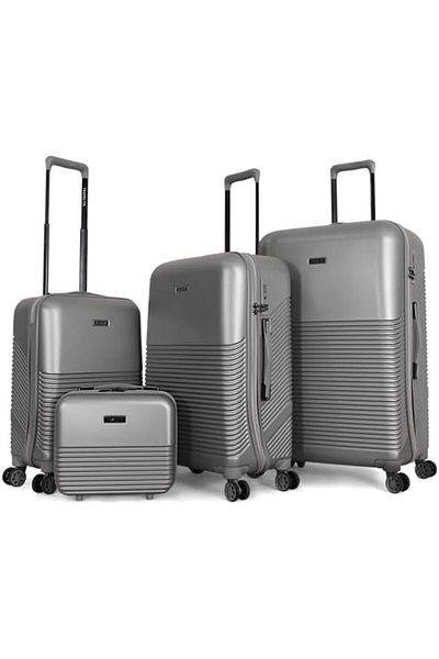 Travelite Double Spinner Hard-side Luggage Trolley Bags 26/308/3tr Bc-d.grey
