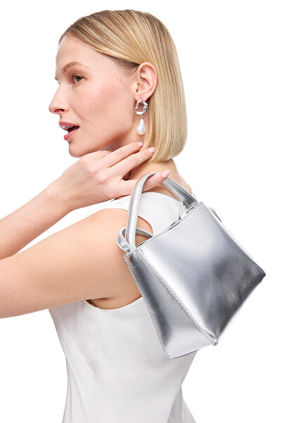 Perspective White Apatite Comfortable Fit Long Length Dress