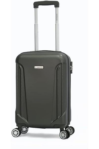 Giordano Single Travel Suitcase,cabin Size -tsa Lock - 20inch,grey