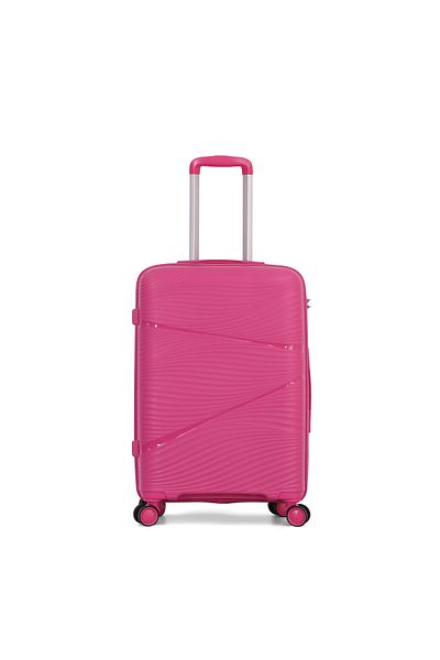 SONADA Trolley Bags 3 PCS Set Hardside Suitcase, Pink