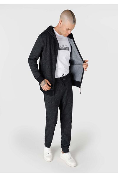 Colin's Pantaloni de sport antracit pentru bărbați, slim fit, cu talie medie