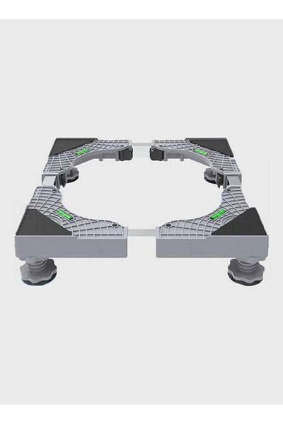 Generic Washing Machine Wheel Base Holder Grey/black
