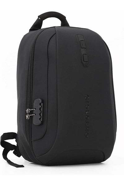 Giordano Backpack 25/121801 - Black, 17.7 13.7 6