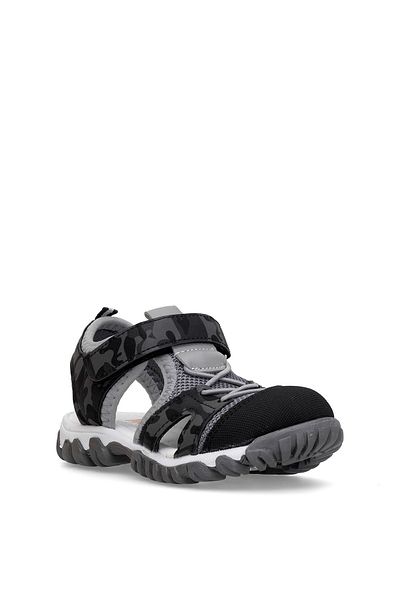 Ayakkabı Fuarı Elit Şa-F-041-25Y Filet Boys Flat Sandals Black