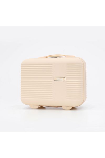 AMERICAN FLYER Hardside Luggage Trolley Bag 5 Pieces set, Beige