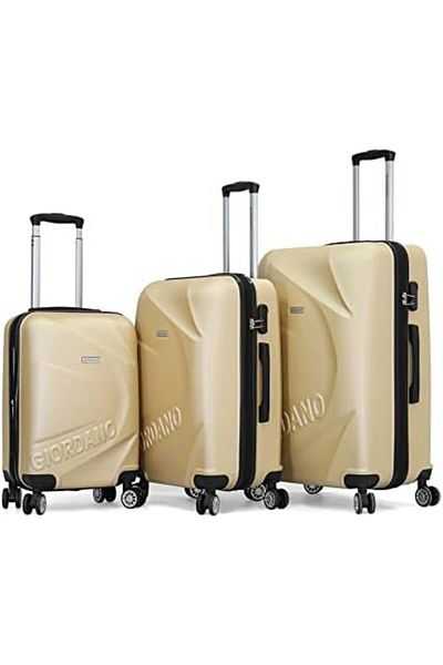 Giordano Hardside Luggage with Spinner Wheels for Everyone (Champ, Set of 3)