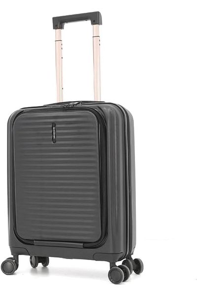 Giordano Cabin Travel Bag With Double Spinner Wheels And Digital Lock