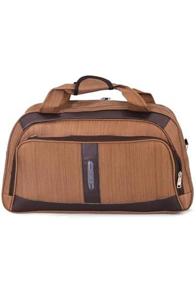 Capital Duffel Bag 16 Inch in Brown, Polyester
