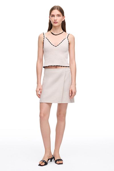 Perspective Πλεκτά από πέτρα Slim Fit Πλεκτά με λαιμόκοψη