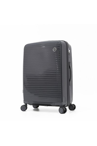 Giordano Unbreakable Hardshell PP Luggage Set with 8 Wheels Thick Shell Multi Layer PP 3 Pieces Set,