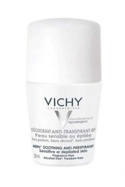 Vichy فيتشي مضاد للتعرق المركز لمدة 48 ساعة رول للبشرة الحساسة - 50مل