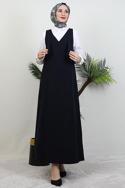 GİYZAMİLA Κορδόνι από τον ώμο Gilet Navy Blue