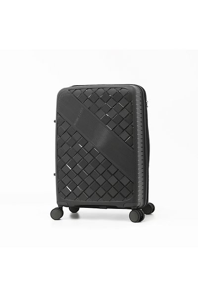 Giordano Hardside Luggage Trolley Bag 3 Pieces set, Grey (S-20,M-24,L-28 Inch)