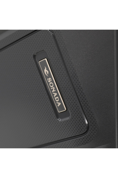 SONADA Hardshell Luggage Trolley Bag 3 Pieces Set, Grey