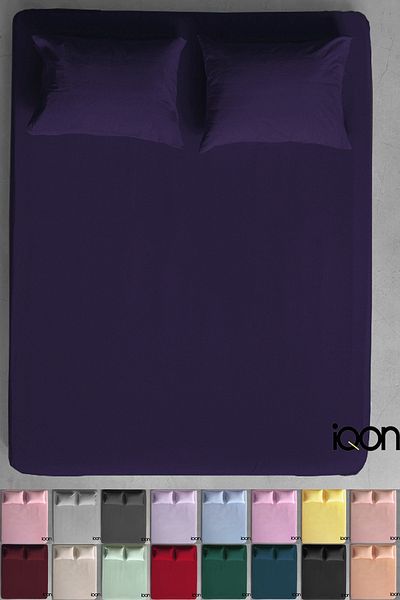 İQON Ranforce Woven Fitted Sheet Set Double - 21 Colors