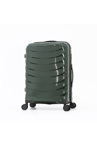 DILIXI Hardside Luggage Trolley Bag 3 Pieces set, Green (S-20, M-24, L-28 Inch)