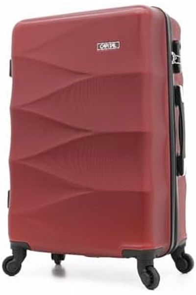 Capital Unisex Hardshell Luggage Set With Wheels, 3 Pieces L 28-m 24-s 20 Burgundy