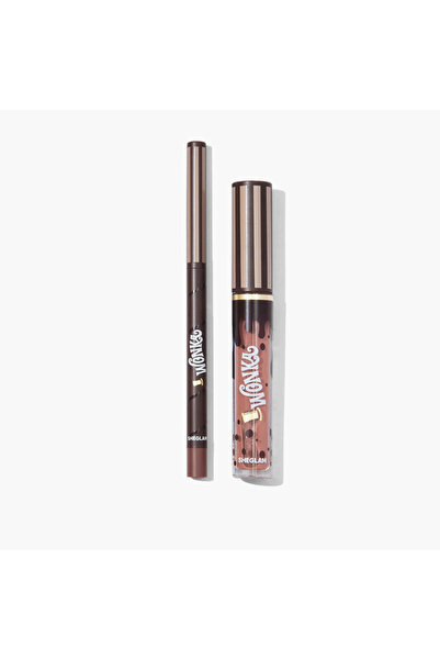 SHEGLAM مجموعة ملمع الشفاه وقلم تحديد الشفاه كوكو كيس