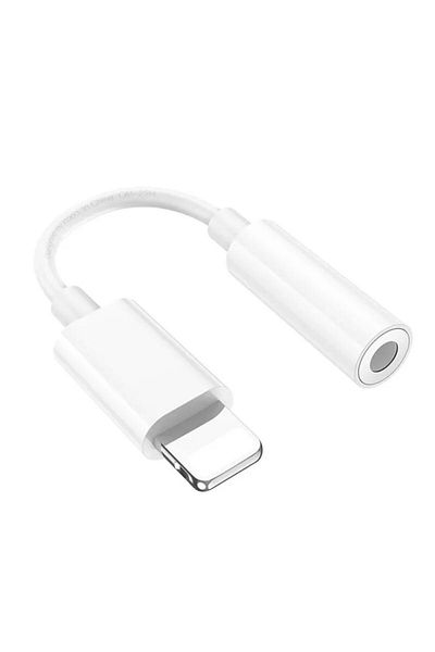 REDz Accessories Adapter Jack 3.5mm to Lightning, Hoco LS34, Silicone, White
