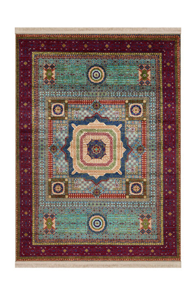 Rugs Modern Halı Memlük Koleksiyonu Renkli Etnik Motif Geleneksel Vintage Des...