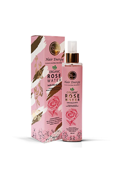Hair Energy ماء ورد عضوي | ماء ورد، فيتامين هـ، صبار | جميع أنواع البشرة | ٢٠...