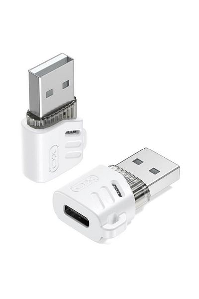REDz Accessories Adaptor Xo-nb256d, tip C la USB, transfer de date Otg 480mbps, alb