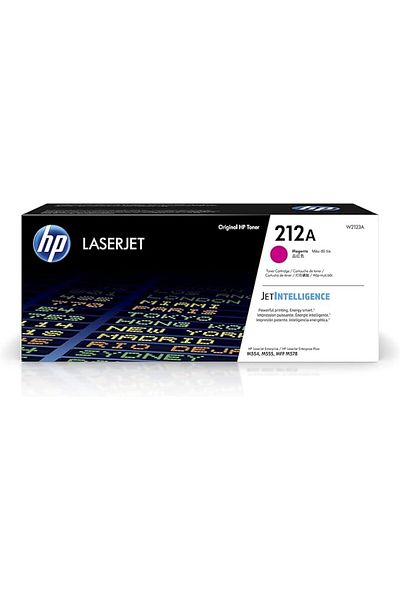 HP 212A Original LaserJet Toner Cartridge, Magenta-W2123A