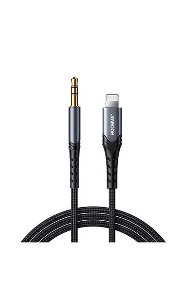 REDz Accessories Lightning-jack 3.5mm Adapter, Joyroom Sy-ao2, Length 1m, Textile, Black