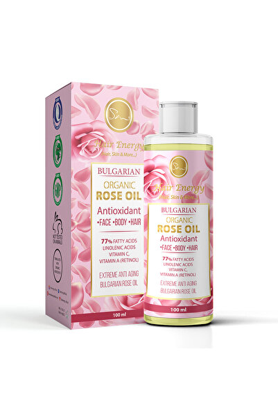 Hair Energy زيت الورد العضوي | غني بمضادات الأكسدة، مضاد للشيخوخة | زيت الورد...