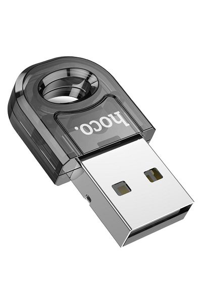 REDz Accessories Bluetooth 5.1 USB Adapter, Hoco UA28, Universal Compatibility, Black