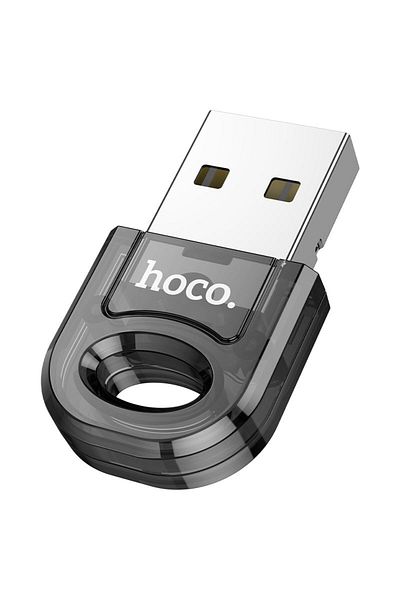 REDz Accessories Bluetooth 5.1 USB Adapter, Hoco UA28, Universal Compatibility, Black