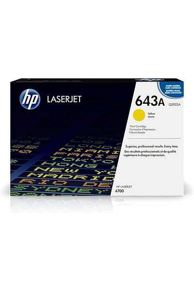 HP 643A Yellow Original Laserjet Toner Cartridge - Q5952A