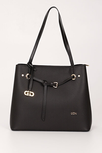 GÖNDERİ(R) Černá velká dámská taška přes rameno B5454