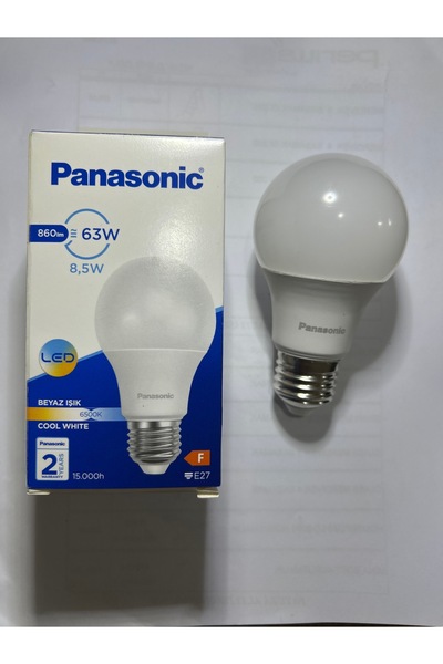 Philips Panasonic Led Lamba 8.5w 860 Lm E27 Beyaz
