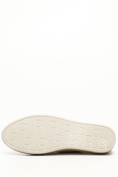 GÖNDERİ(R) Women / Girls Cream Gön Genuine Leather Round Toe Flat Sole Rubber Laced Women's Casual Shoes 4290