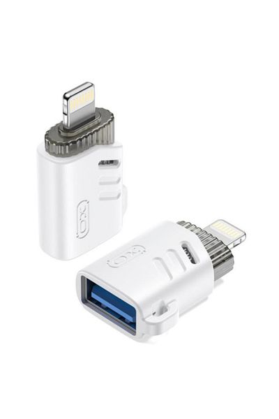 REDz Accessories XO-NB256A Adapter, USB to Lightning, OTG Data Transfer 480MBps, for iPhone, White