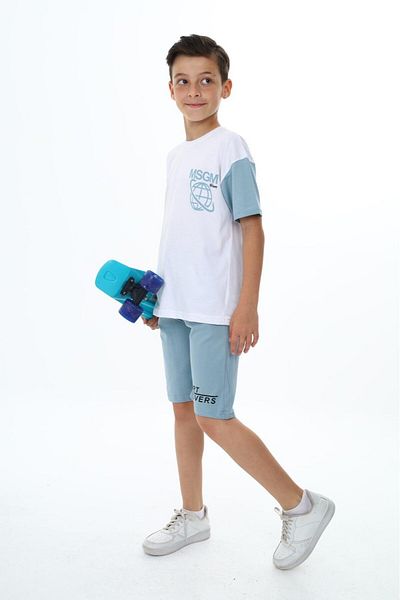TRENDİMİZBİR Set pantaloni scurți pentru băiat cu imprimeu MSGM