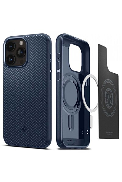 Spigen Mag Armor Case for iPhone 15 Pro Max - Navy Blue