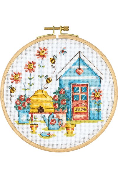 Tuva Kit de brodat cu punct de cruce Etamine BCS05